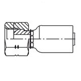 Female BSP Swivel 60 Cone - Straight - 56 Series Fittings